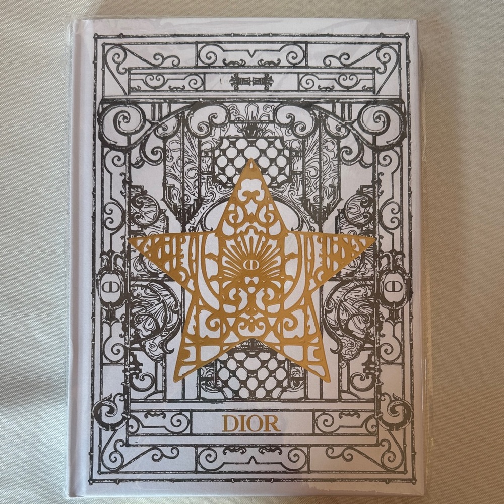 Dior Gold and Silver Star Notebook